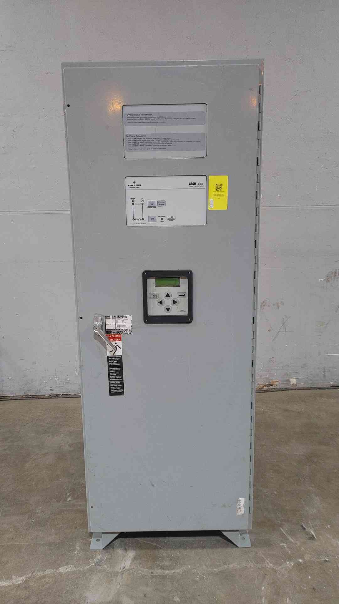400A ASCO 400A ATS Automatic Transfer Switch 480v NJ04ATS030400N50L