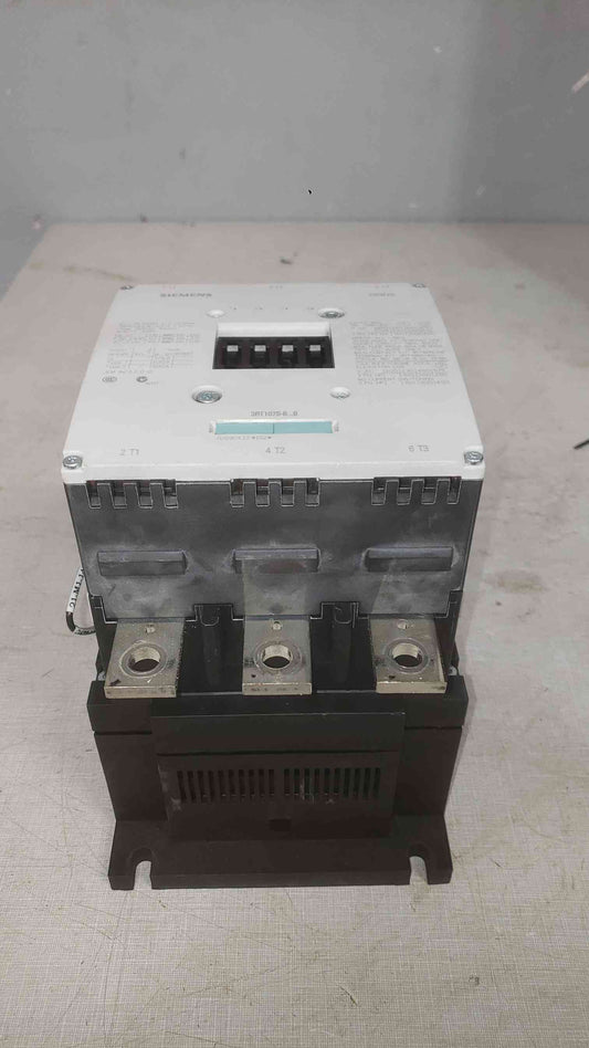 Siemens 400A 600VAC SIRIUS 3RT1075-6.6 Industrial Power Contractor (SKU: 112383)