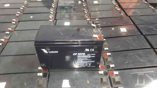 Vision 12V 7.0AH Valve Regulated Rechargeable Battery CP 1270 (SKU: 112429)
