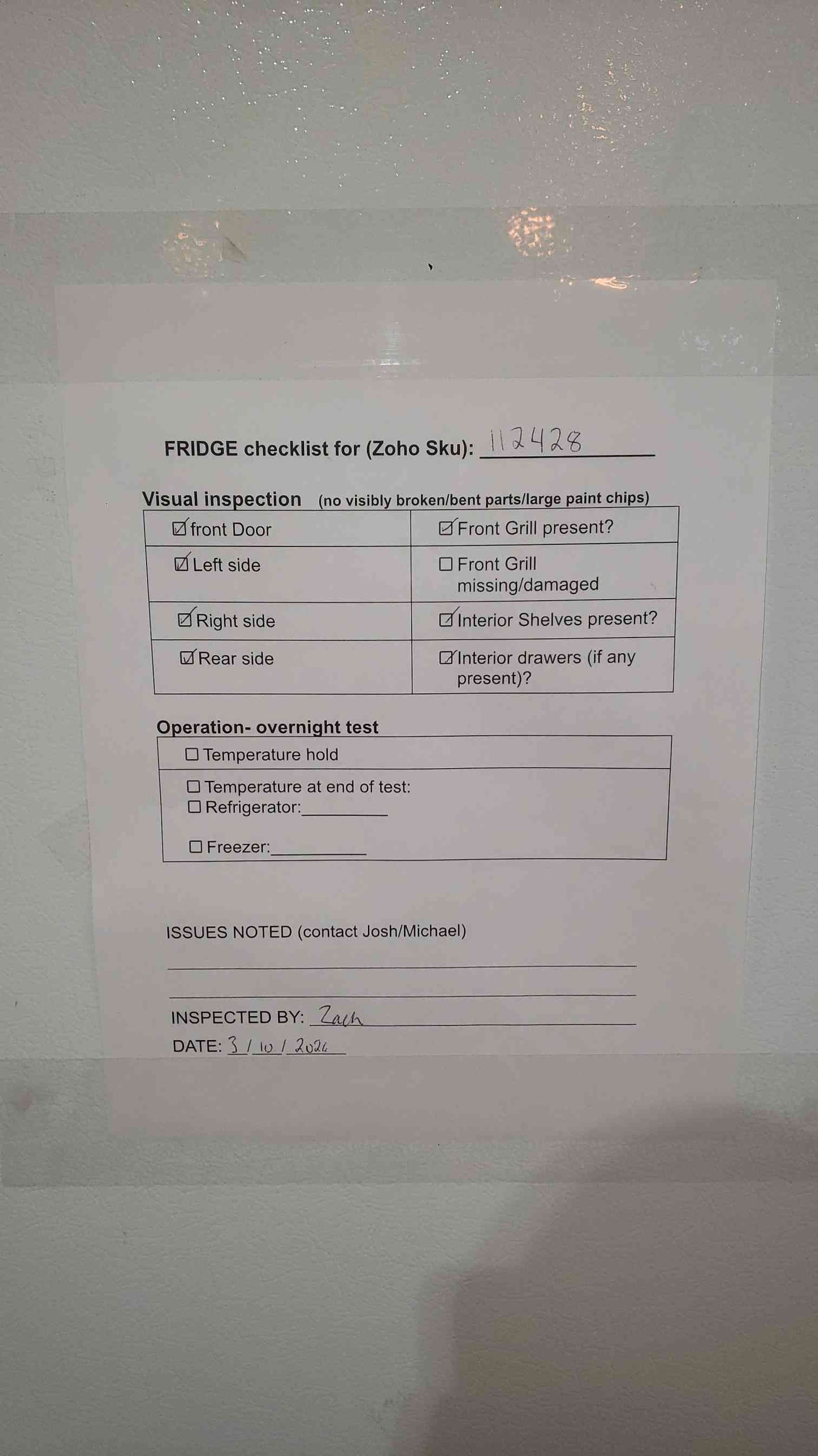 GE 115VAC 7A Household Refrigerator TBX25PABLRWW (SKU: 112428)