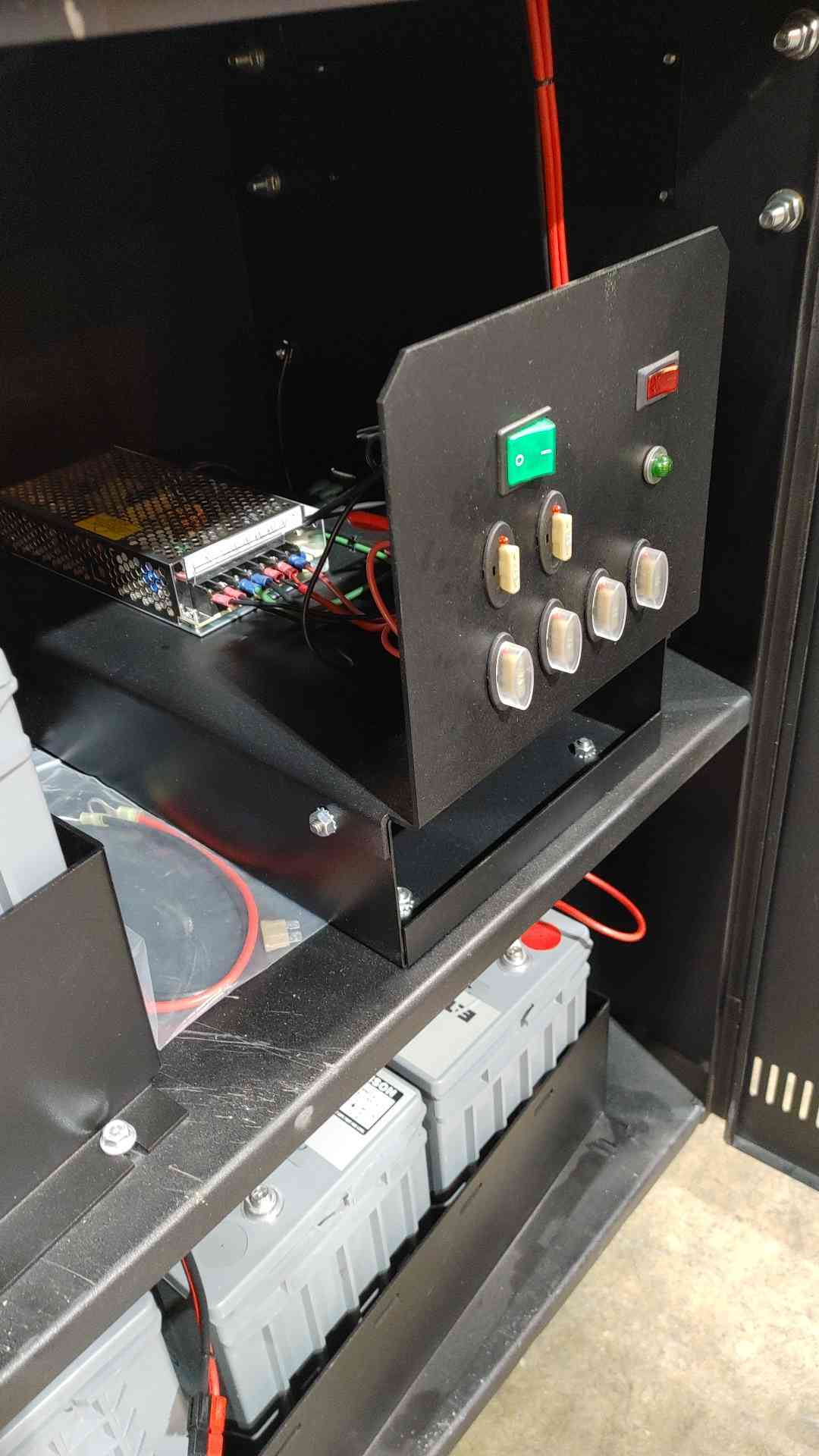 BTS-1 (Batteries to Spare) Mobile Battery Charging Cabinet System (Batteries not included) (SKU: 112446)
