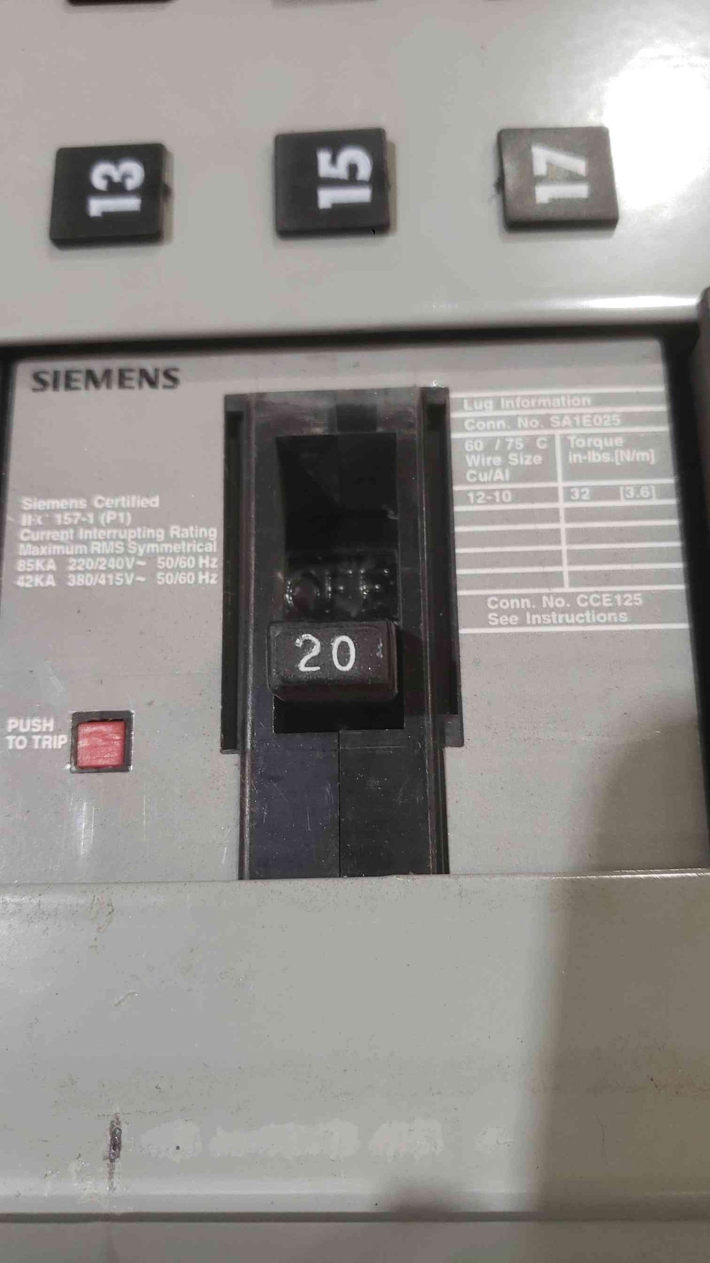 Siemens Sentron Series 400A 480/277 3PH 4W Breaker Panelboard (SKU: 112520)