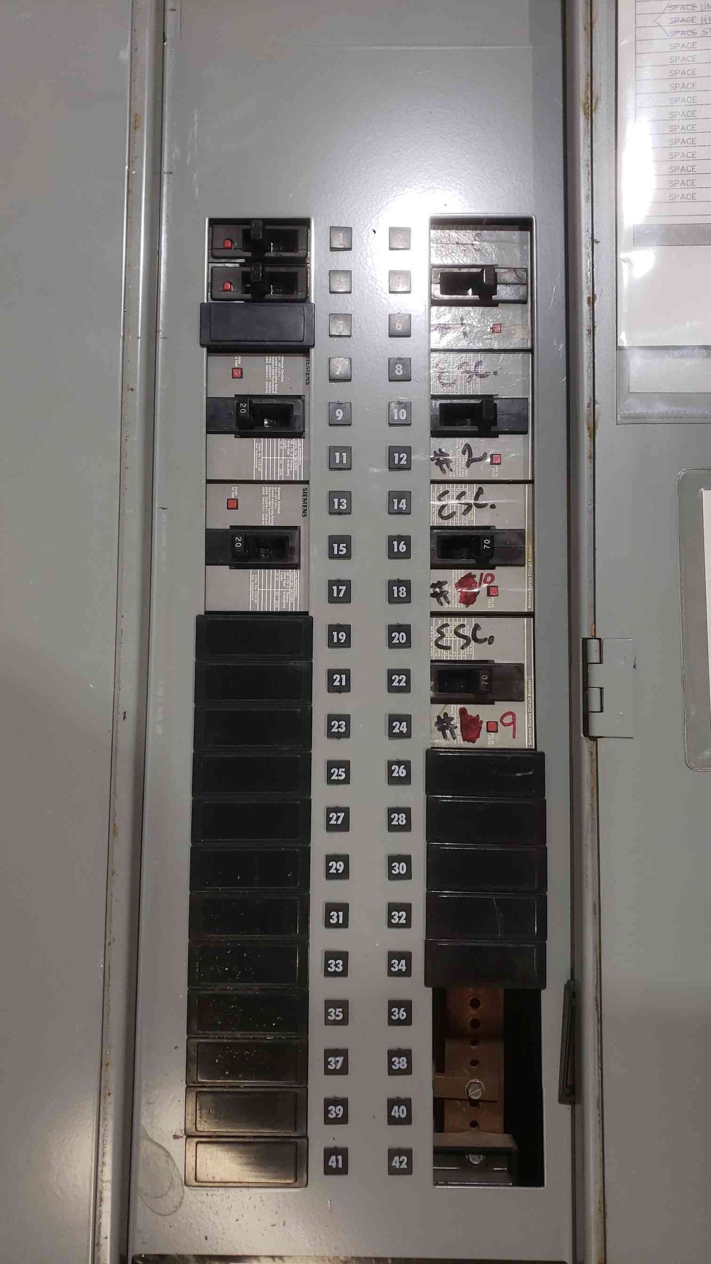 Siemens Sentron Series 400A 480/277 3PH 4W Breaker Panelboard (SKU: 112520)