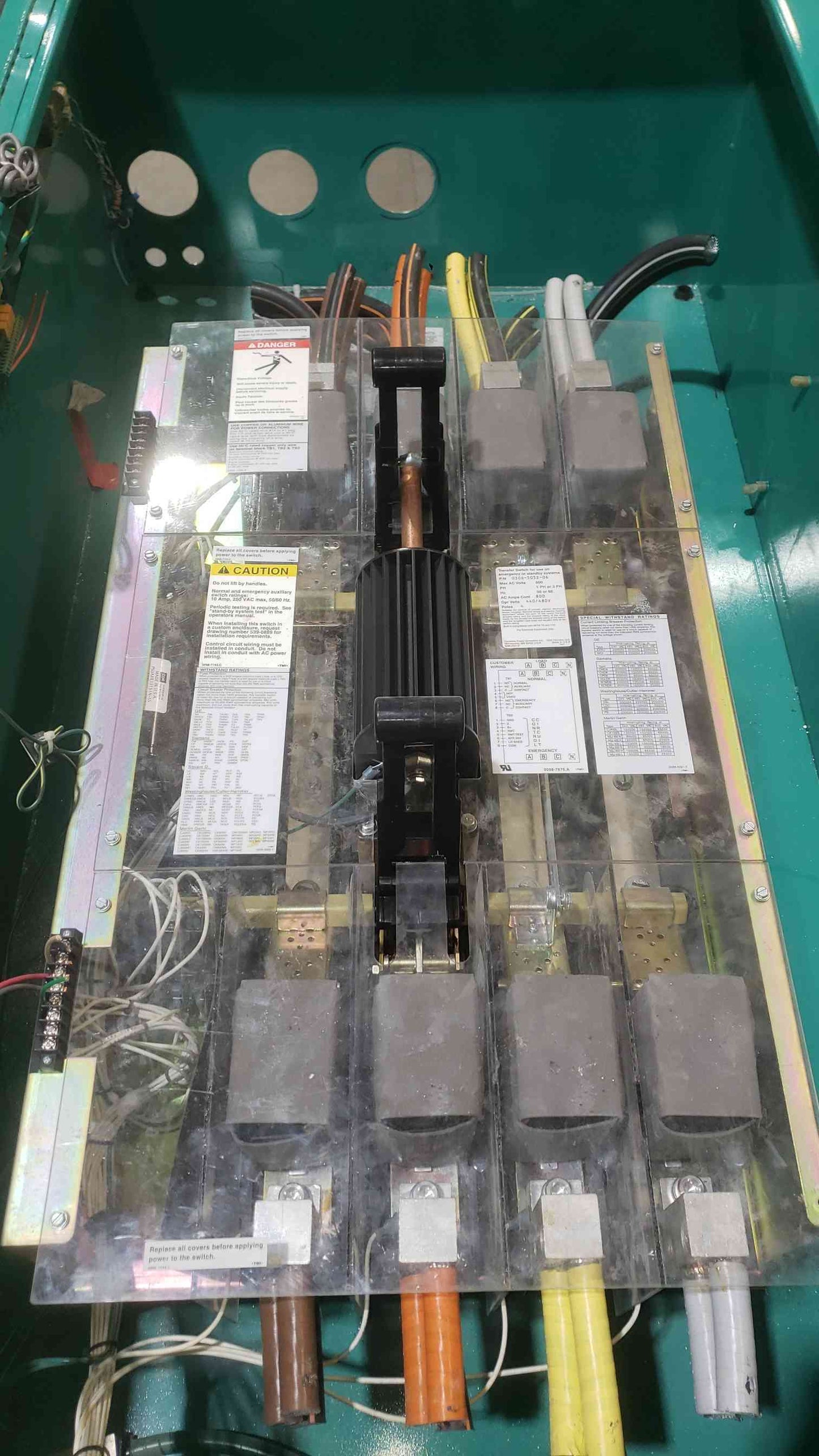 Cummins 800A 480V ATS Transfer Switch OTPCD-5956719 (SKU: 112549)