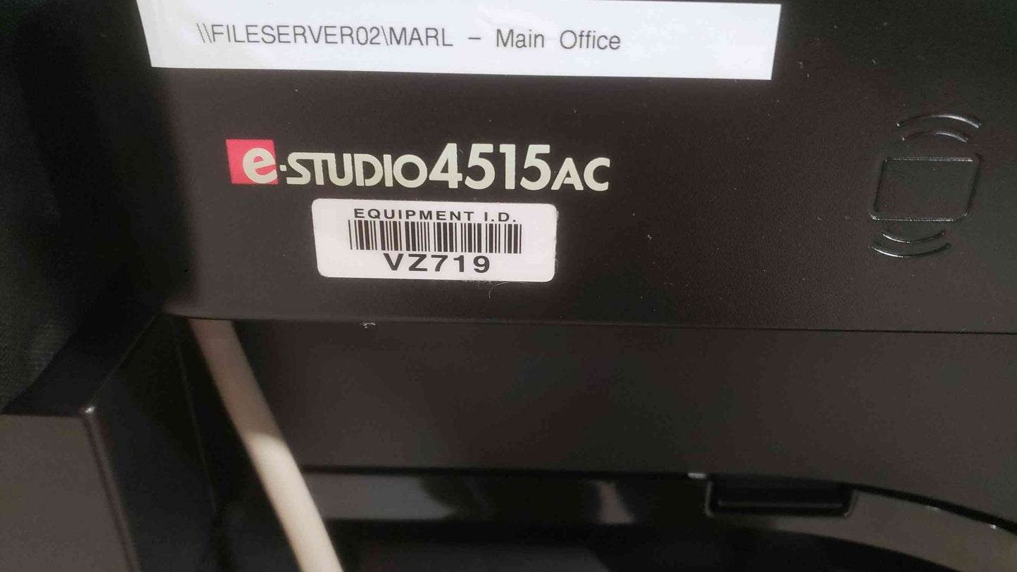 Toshiba 120V~ 12A Multifunctional Digital Color Systems FC-4515AC Printer Scanner Copier (SKU: 112640)