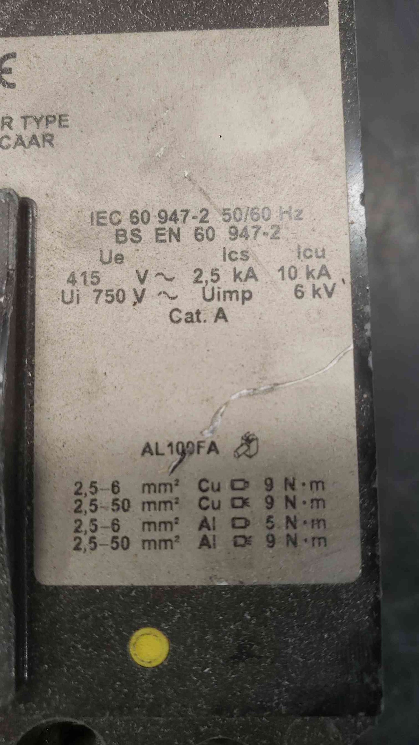 Square D 80A 480V~ 3 Pole Breaker FAL340801021 (SKU: 112675)