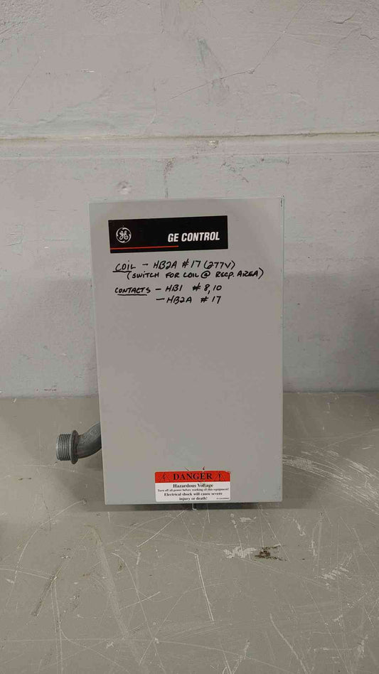 GE 277V Electrically Held Lighting Contactor CR260L21GA361AA0(SKU: 112684)