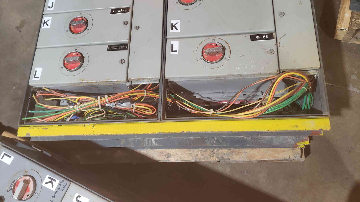 GE 4 Section 600A 480V 7700 Line Control Center (SKU: 112662)