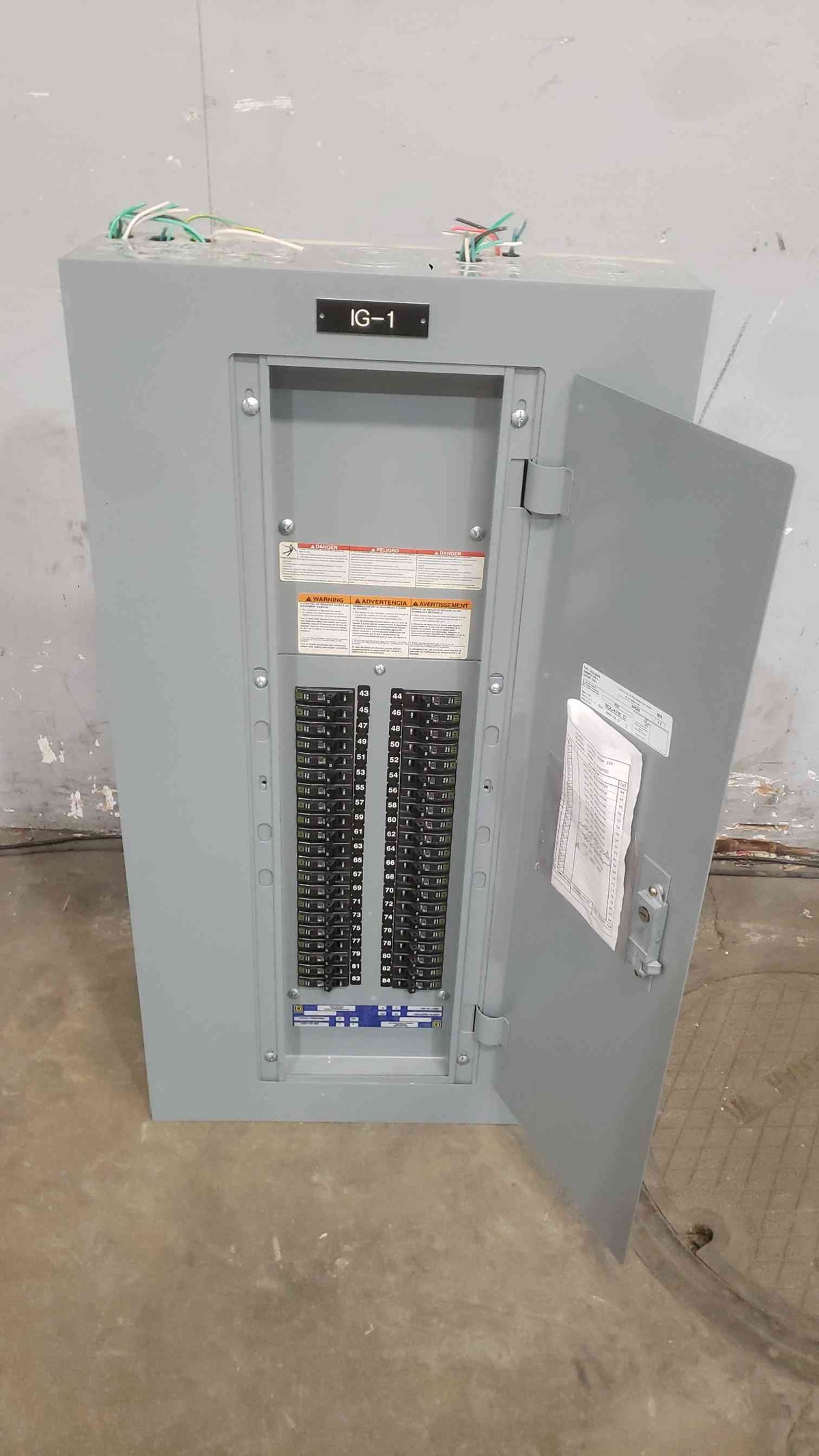Square D 225A 208Y/120VAC 3PH 4W Panelboard (SKU: 112700)