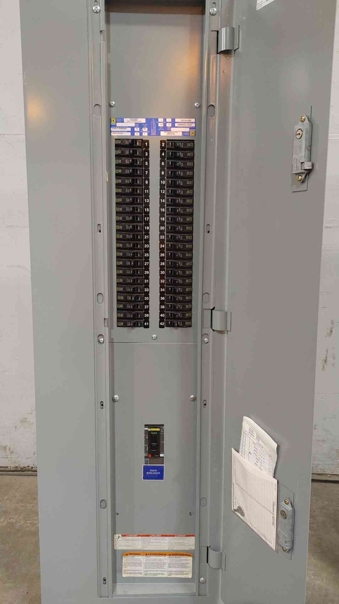 Square D NQOD Panelboard 225A 208Y/120V 3PH 4W 42-Circuit w/ 225A Main Breaker (SKU: 112786)