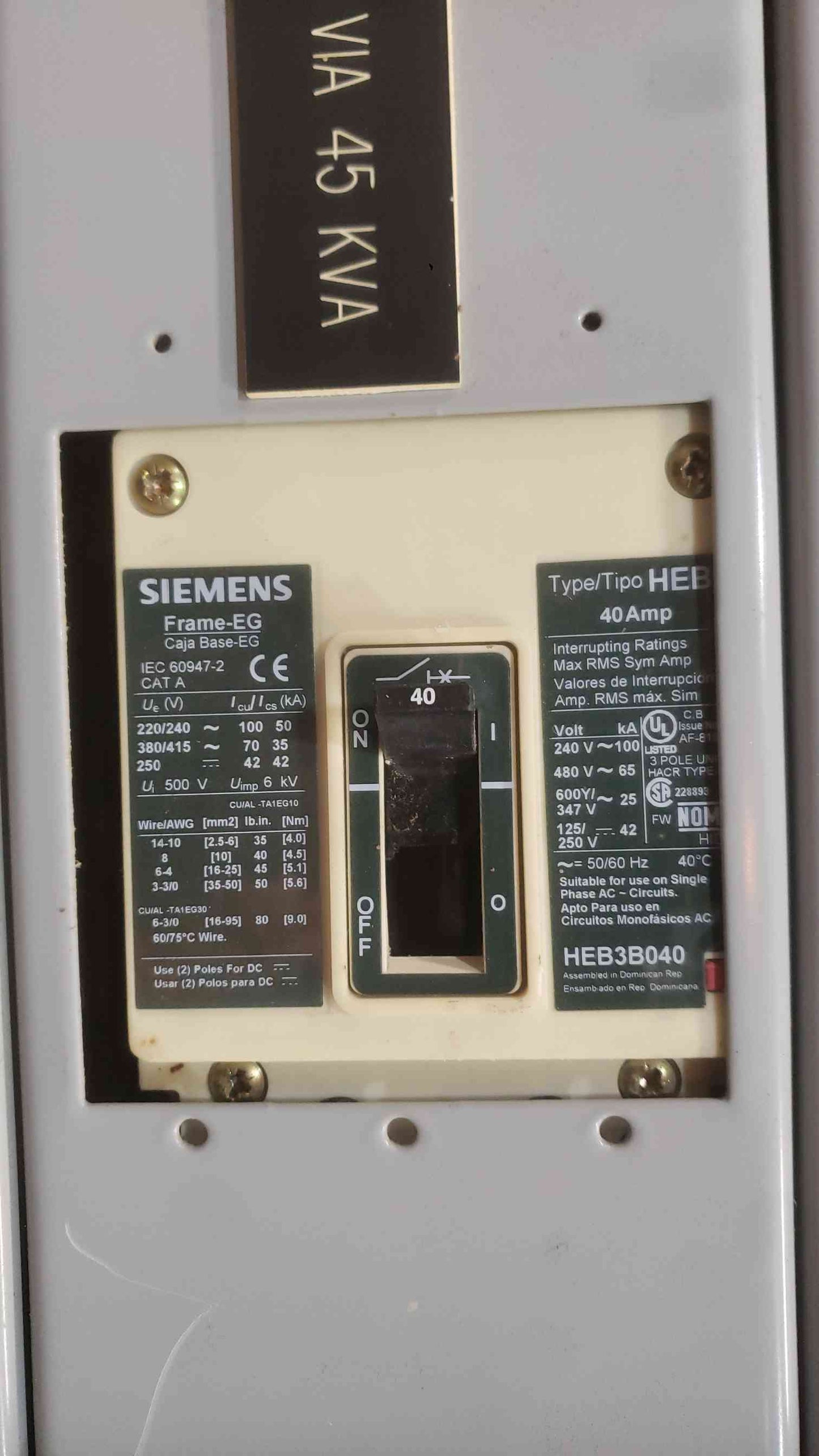 Siemens SB3 Switchboard 400A 480V 3PH 3W | 65kA | Includes (7) HEB Breakers (SKU: 112759)