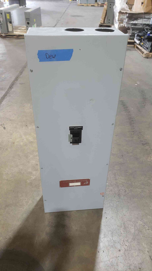 GE TJK636F000 600A Circuit Breaker in TJ600S Enclosure 3-Pole 600V Service Disconnect (SKU: 112798)