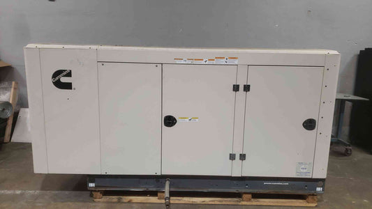 Cummins C50 N6 50kW Natural Gas / Propane (LPG) Standby Generator 1-Phase 120/240V 100 Hrs TESTED (SKU: 112831)