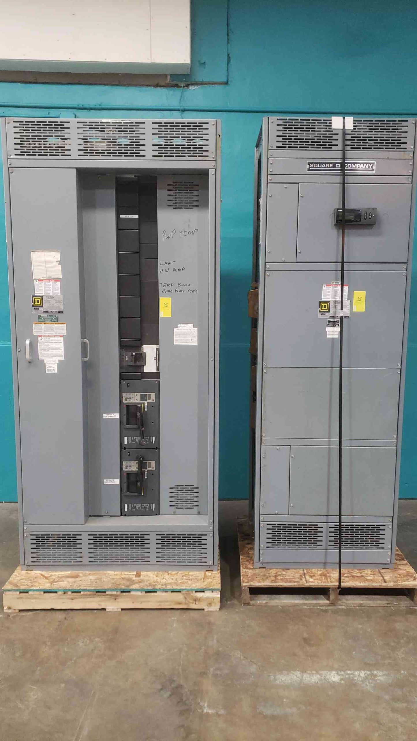 Square D QED-2 Switchboard 2500A 208Y/120V 3PH 4W | PowerStyle Switchgear Lineup 2x RG1000 (SKU: 112981)