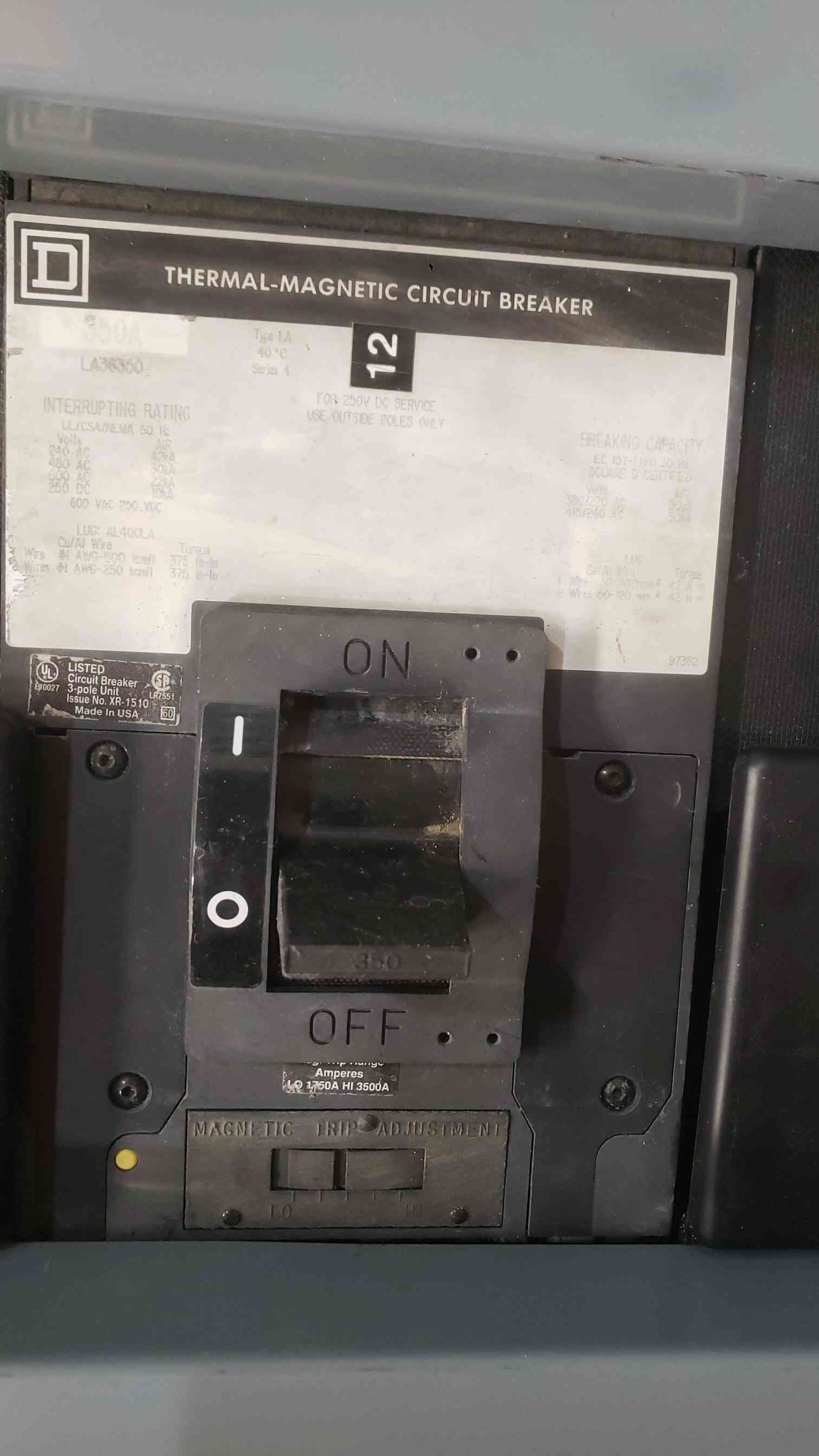 Square D QED-2 Switchboard 2500A 208Y/120V 3PH 4W | PowerStyle Switchgear Lineup 2x RG1000 (SKU: 112981)
