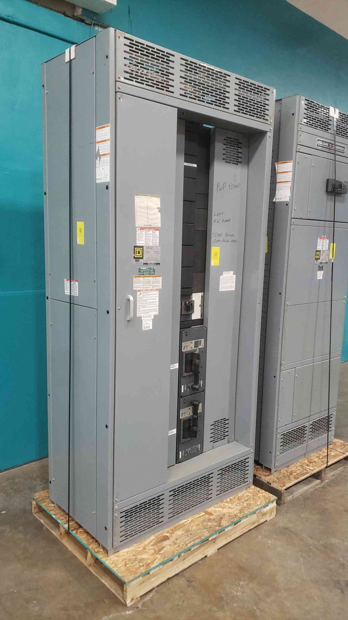 Square D QED-2 Switchboard 2500A 208Y/120V 3PH 4W | PowerStyle Switchgear Lineup 2x RG1000 (SKU: 112981)