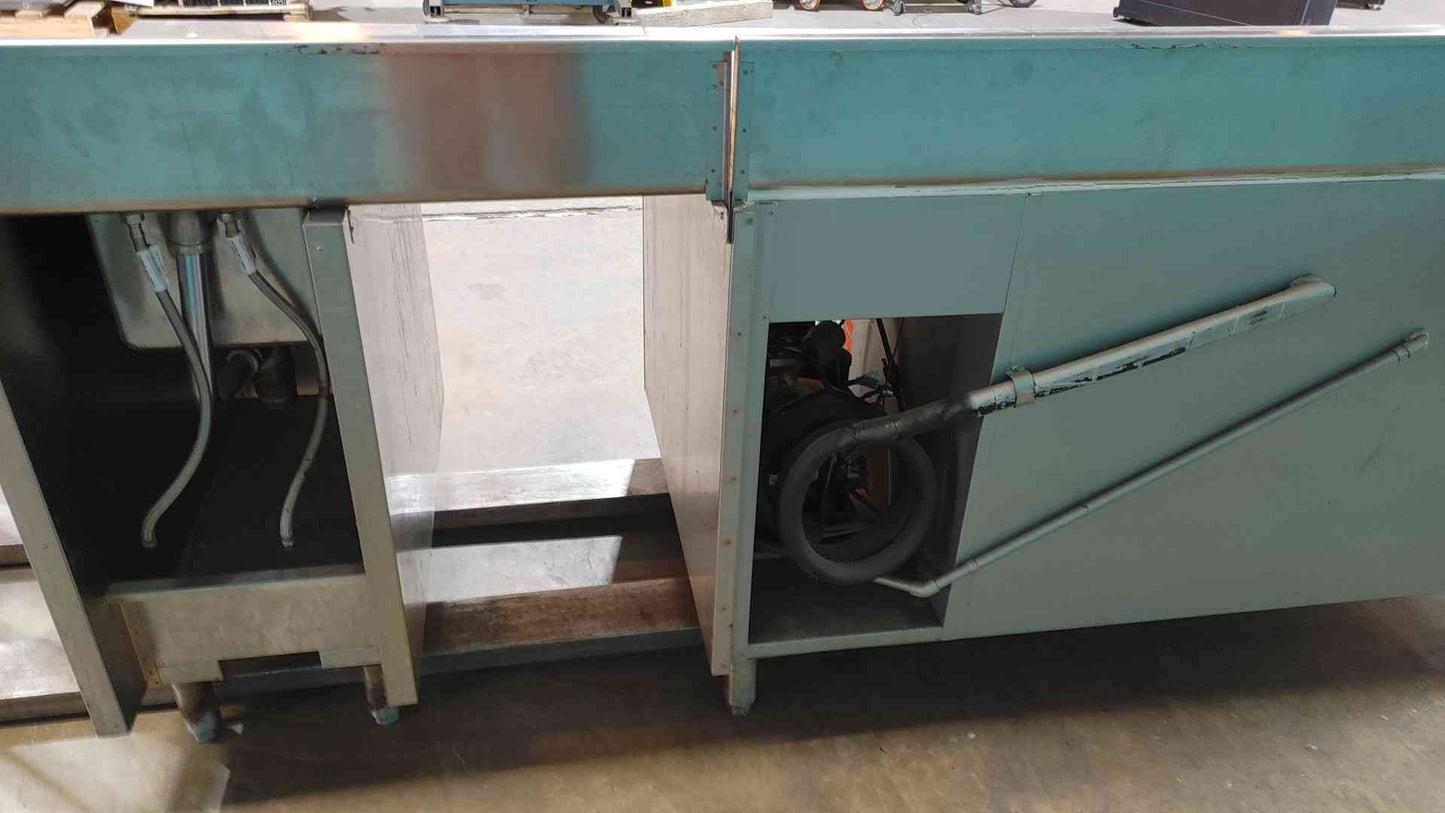 Craig MFG Stainless Steel Rolling Prep Table Sink Refrigerator/Freezer LB-5-33-SC (SKU: 112990)