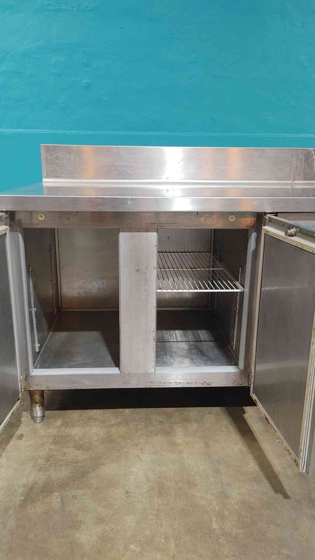 Craig MFG Stainless Steel Cafeteria Prep Dual Sink Commercial Refrigerator/Freezer LB-4-33-SC(SKU: 112994)