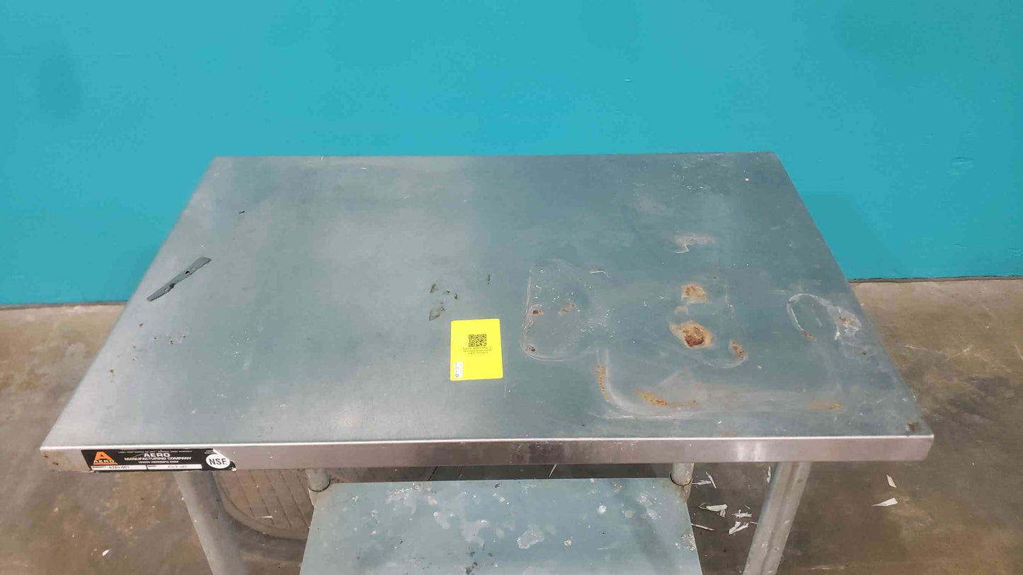 AREO MFG. 3' Stainless Steel Table (SKU: 113025)
