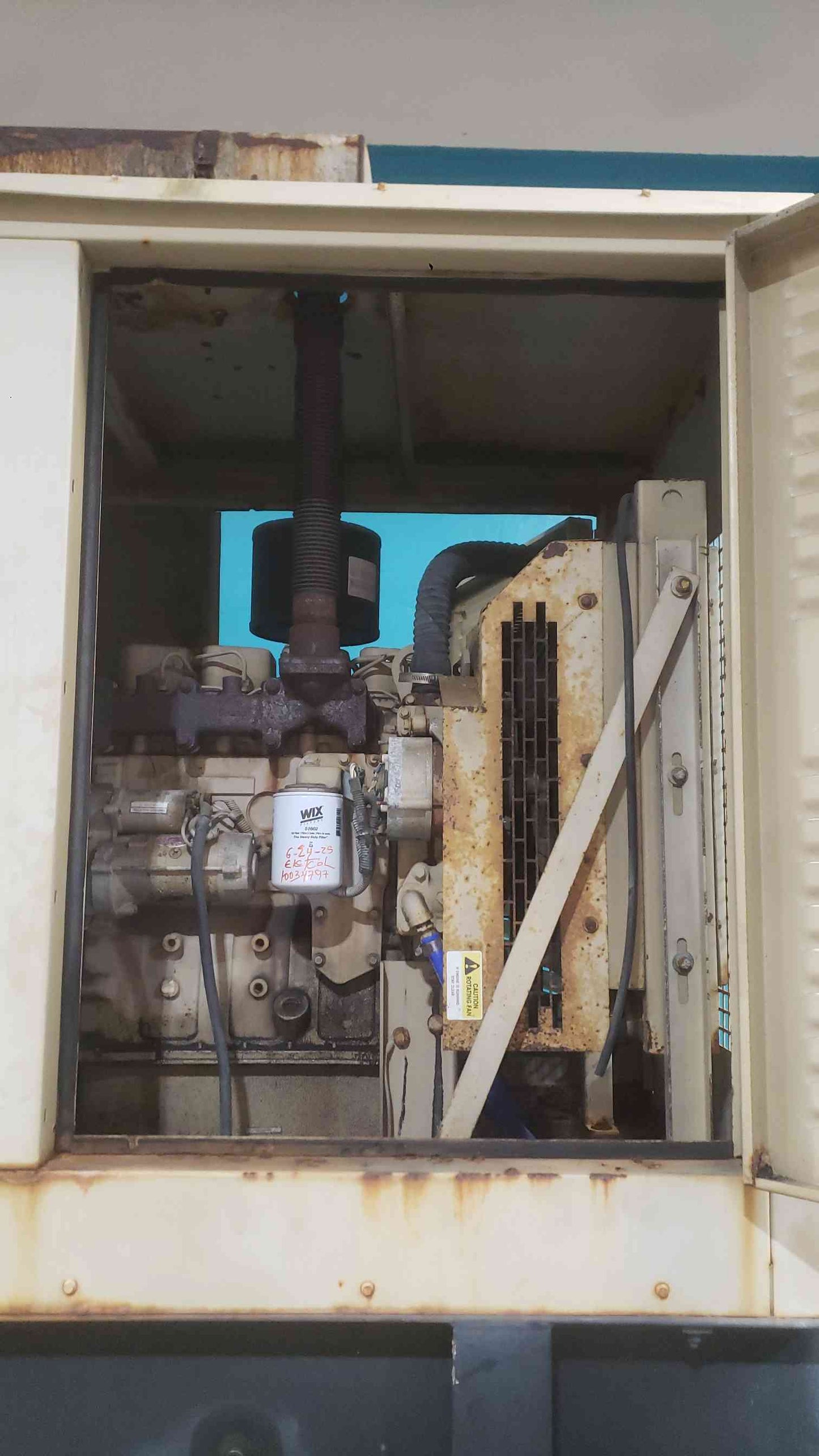 AS-IS Cummins Diesel 4B3.9G Generator Set 1218 Hrs. (SKU: 113018)