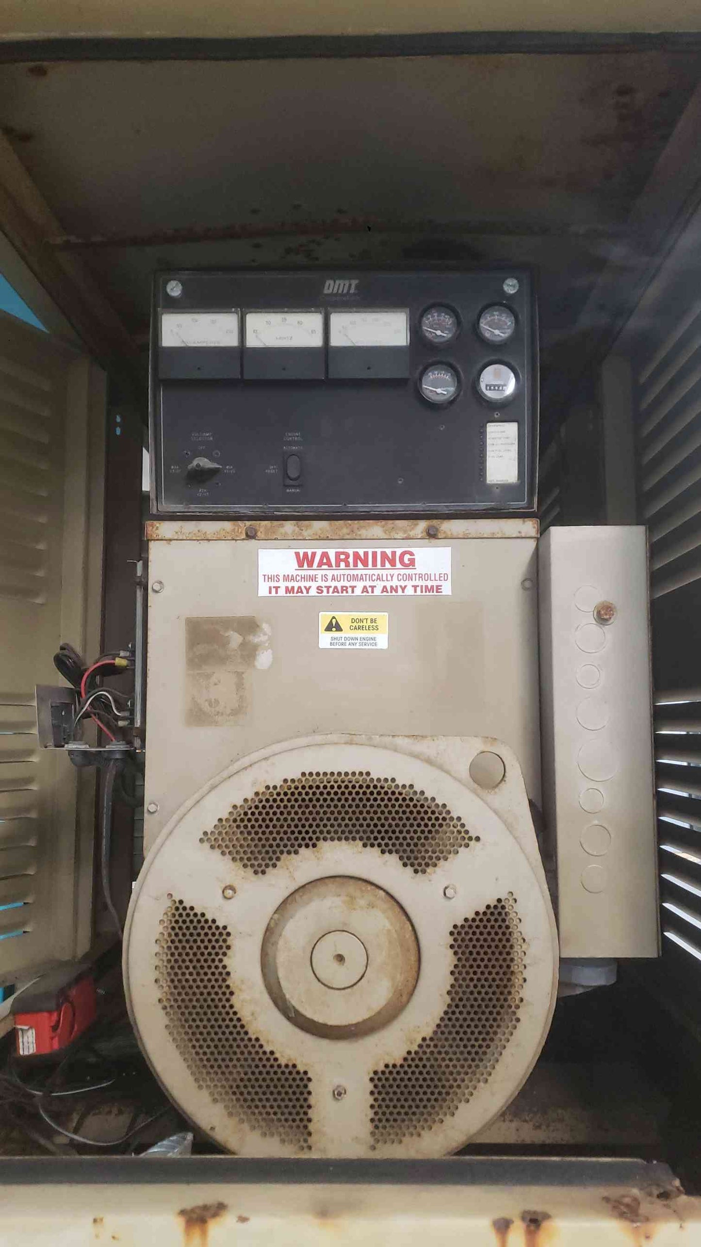 AS-IS Cummins Diesel 4B3.9G Generator Set 1218 Hrs. (SKU: 113018)