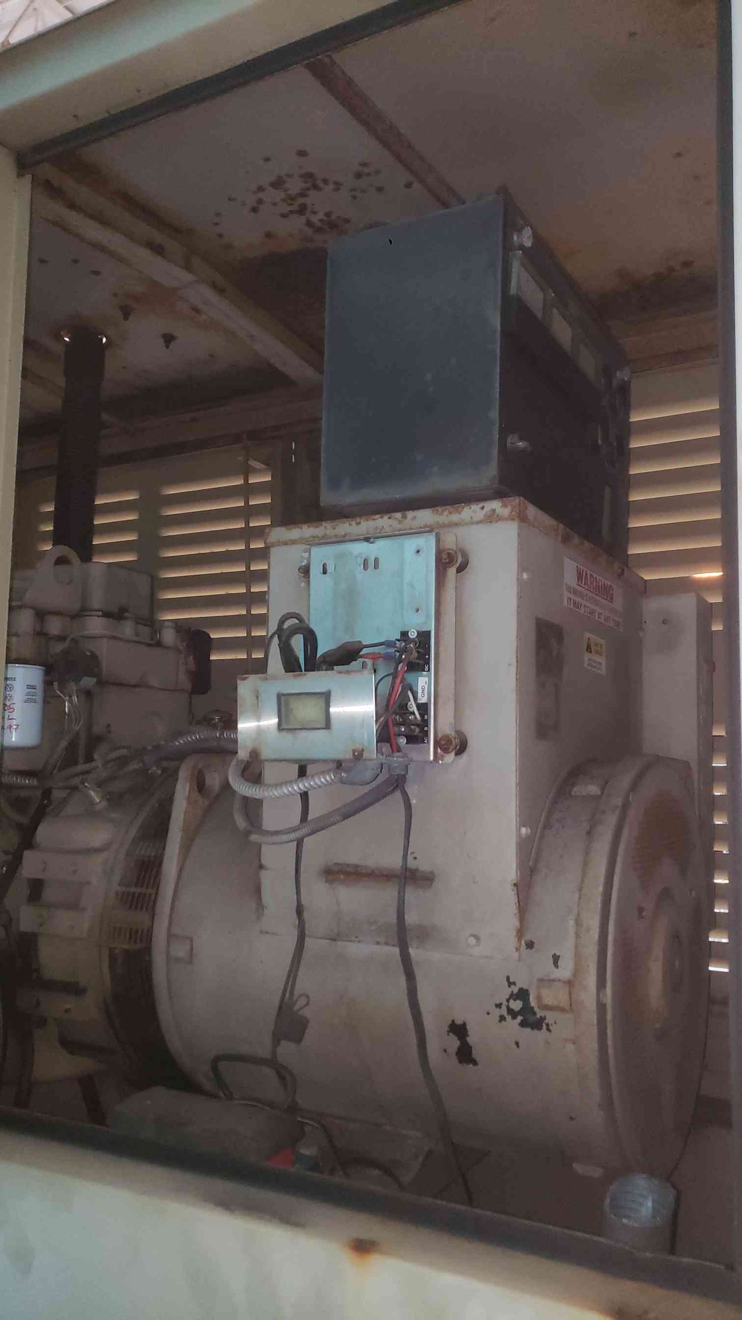 AS-IS Cummins Diesel 4B3.9G Generator Set 1218 Hrs. (SKU: 113018)