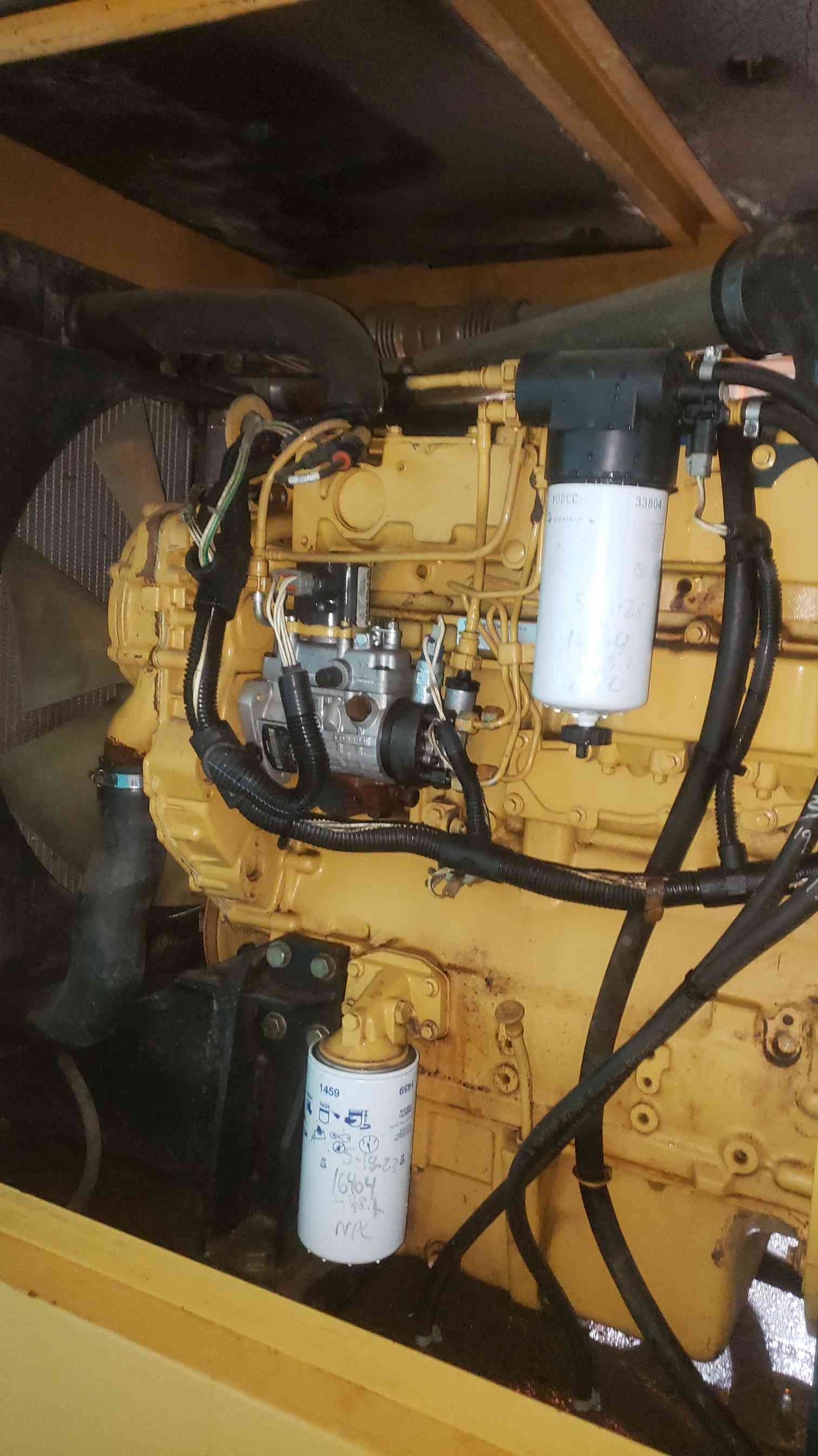 AS-IS 2006 Caterpillar Olympian D60P4S 60kW Diesel Generator 448hrs 1ph 120/240V (SKU: 113081)