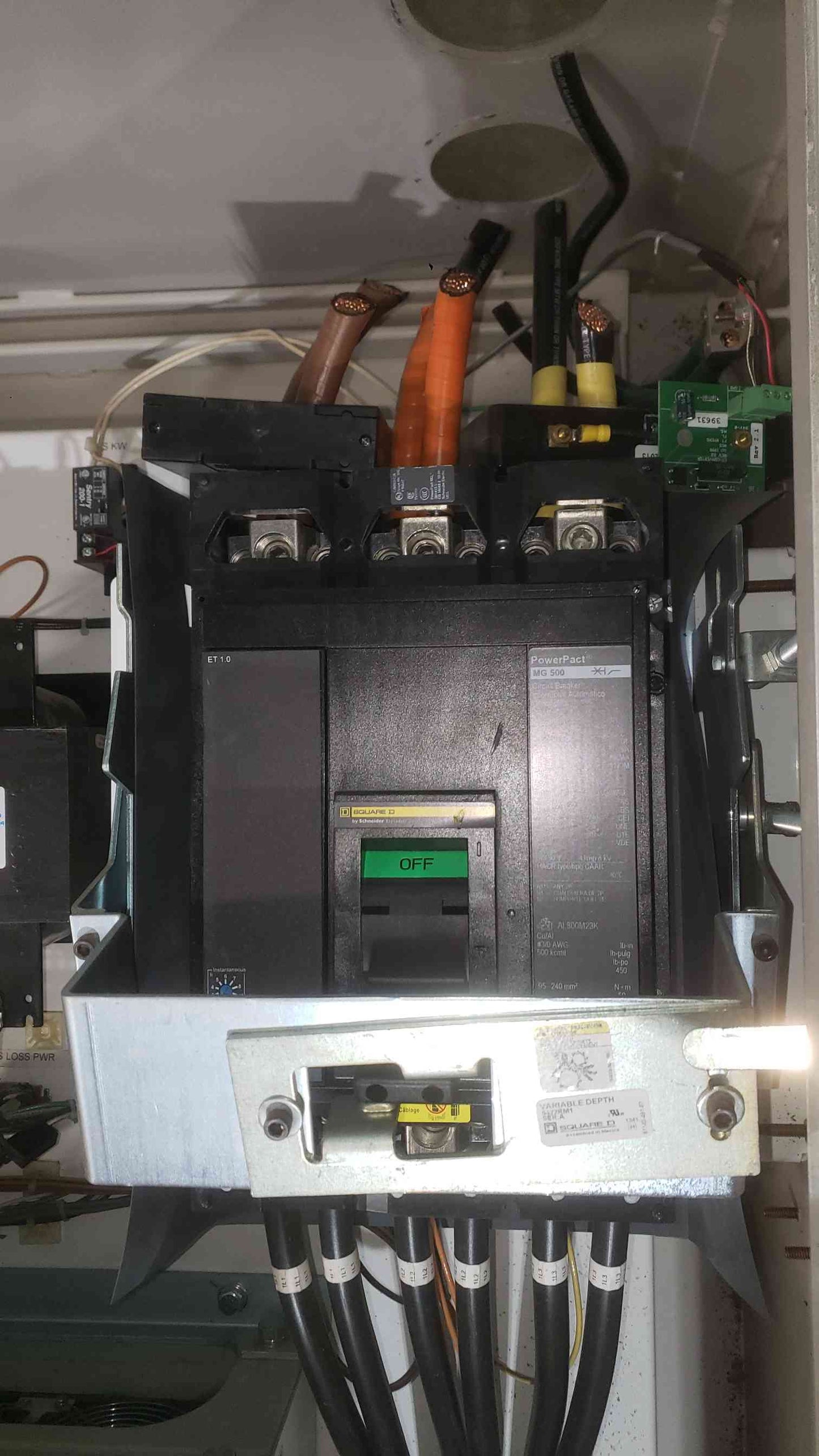 Yaskawa A1000 VFD 300HP 480V 3-Phase Enclosed Drive Bypass NB15297449A w/ MG500 Breaker (SKU: 113105)