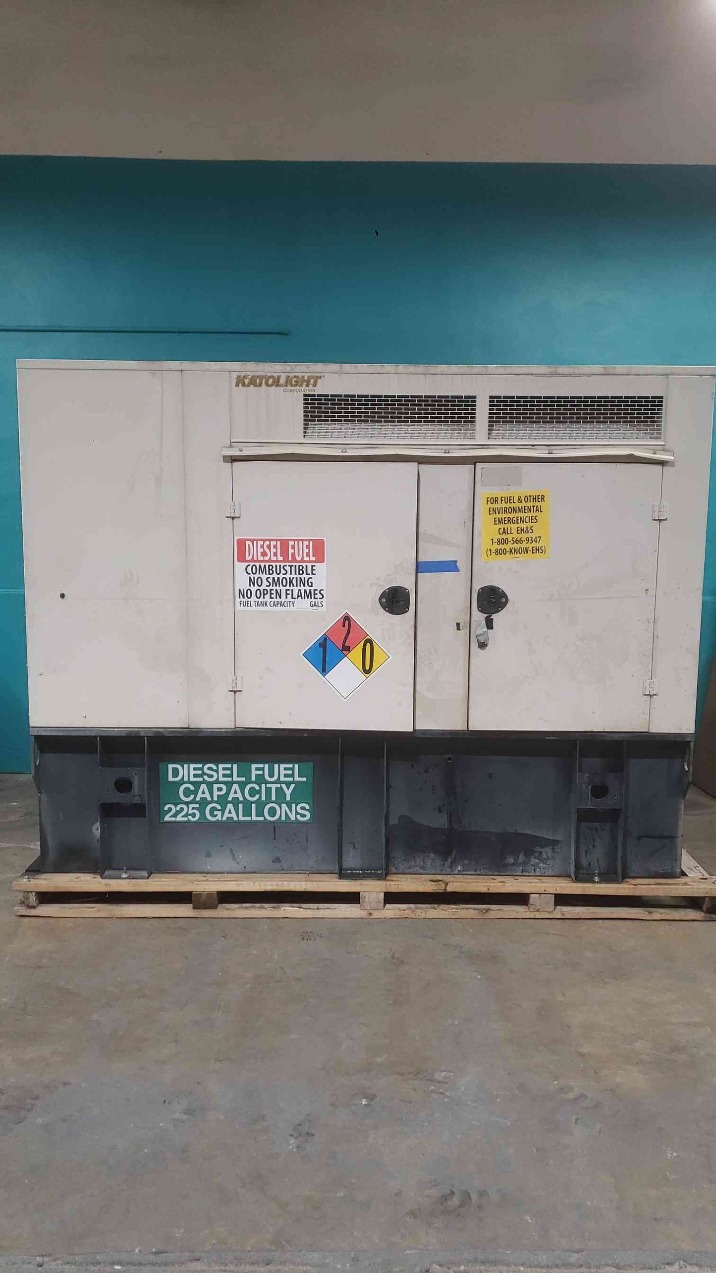 Katolight 60kW Diesel Generator John Deere Multi Voltage 849Hrs D60FGJ4 TESTED (SKU: 113138)
