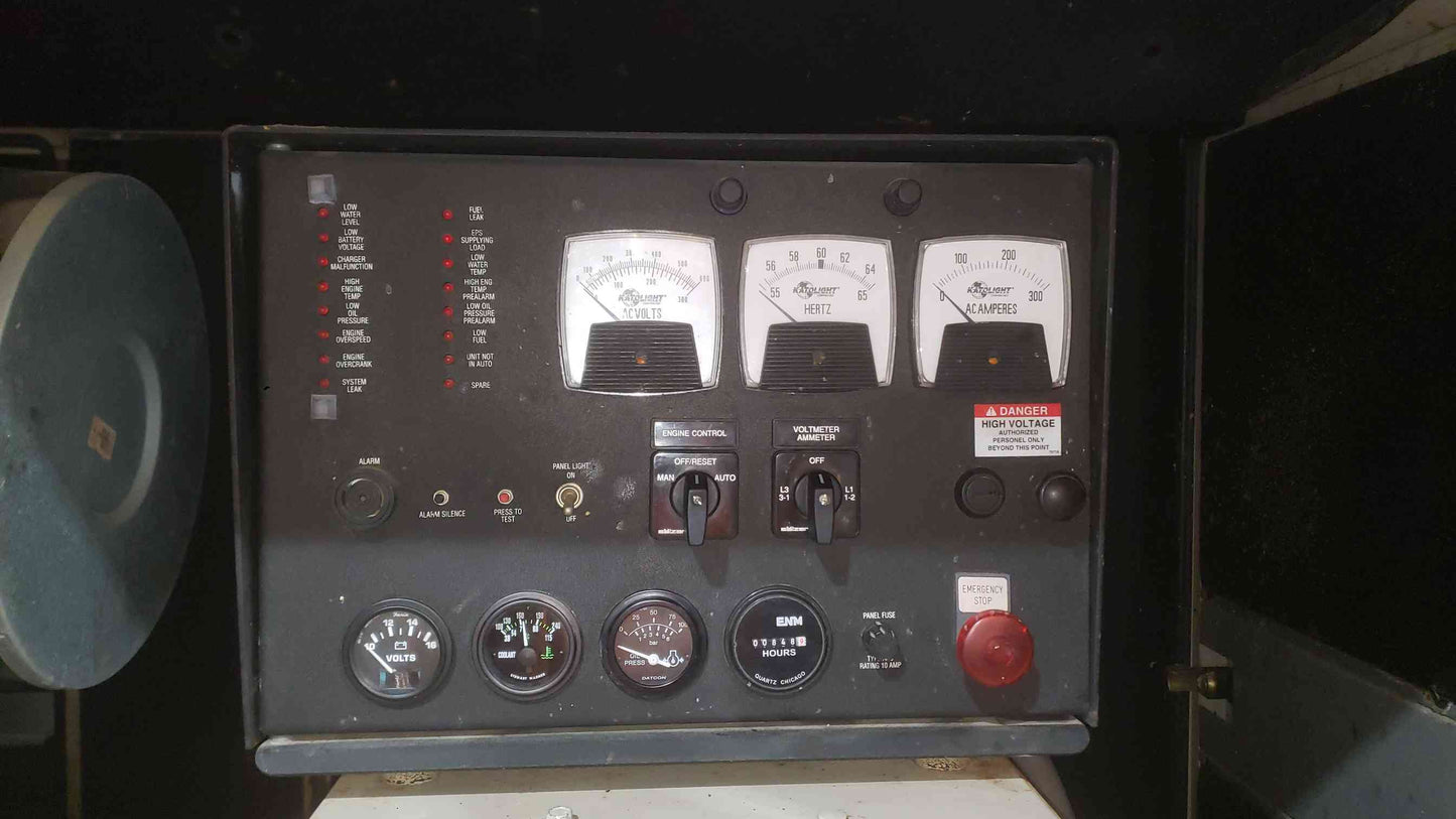 Katolight 60kW Diesel Generator John Deere Multi Voltage 849Hrs D60FGJ4 TESTED (SKU: 113138)