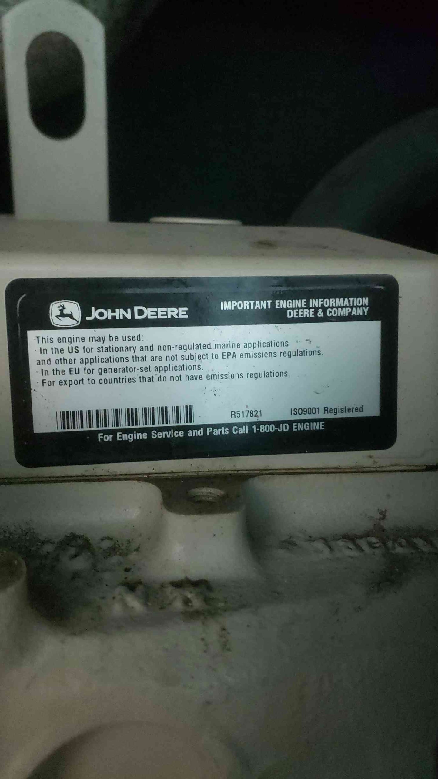 Katolight 60kW Diesel Generator John Deere Multi Voltage 849Hrs D60FGJ4 TESTED (SKU: 113138)