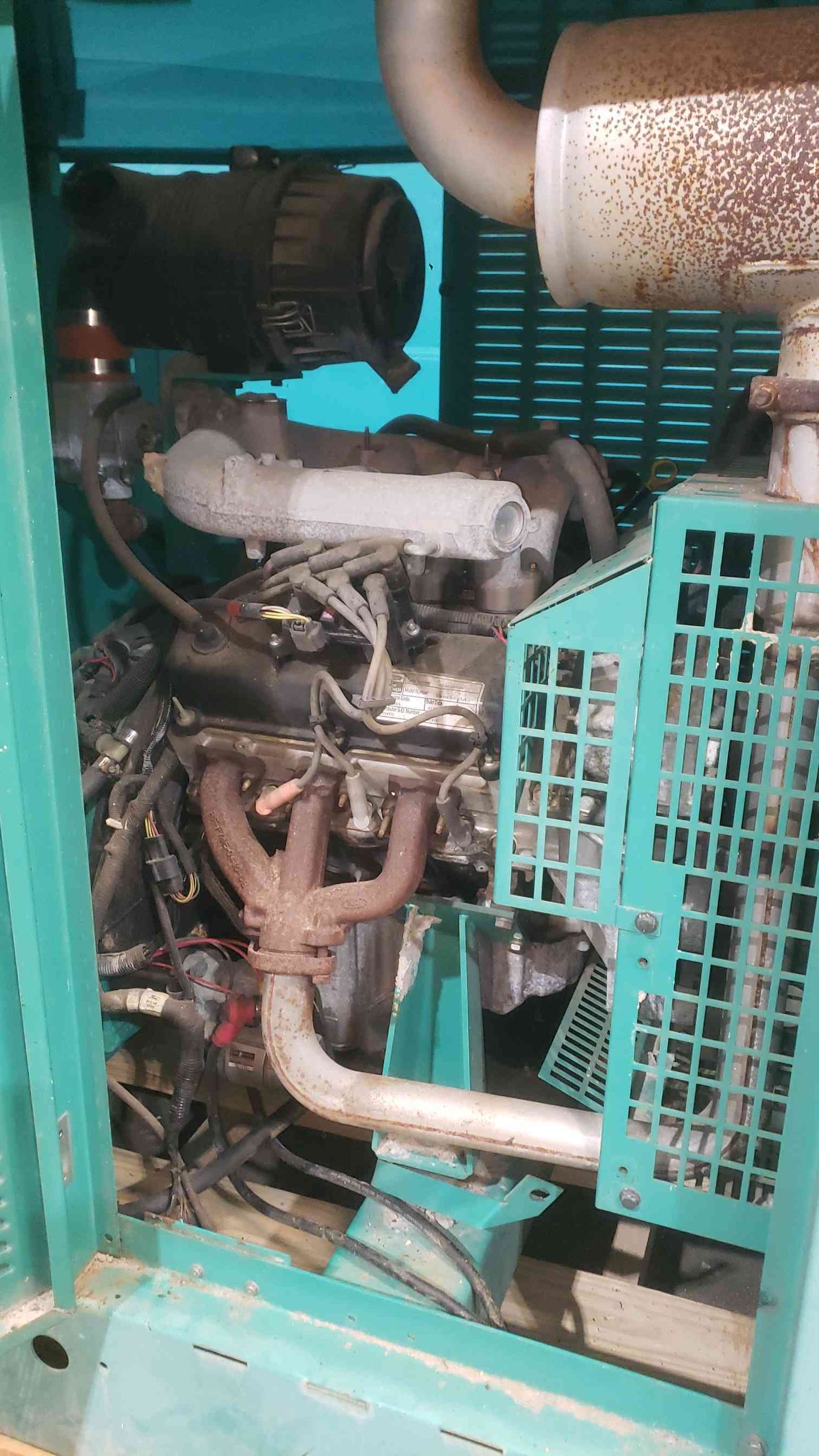 AS-IS Cummins 35kW Natural Gas Propane Generator GGFD Ford ESG642 Engine Enclosed 532Hrs (SKU: 113055)