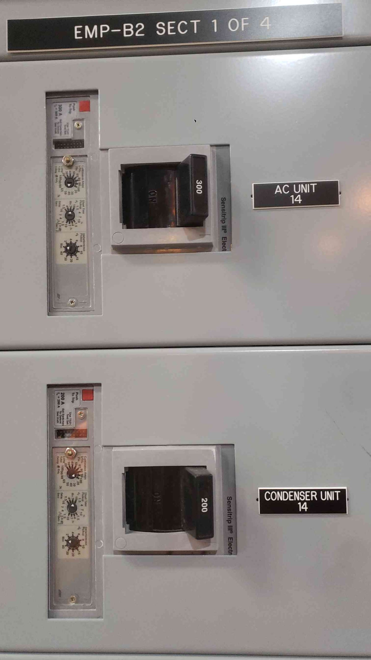 Siemens 4-Section 1600A/2000A Switchgear Lineup | 480Y/277V 3P 4W | 65kA | (3) SBA2016 Mains + Distribution (SKU: 113174)