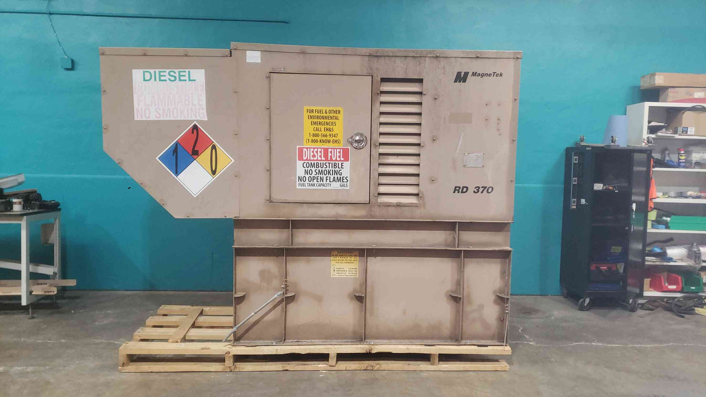 MagneTek Perkins RD 370 30kW Diesel Generator 1&3PH 389Hrs. TESTED (SKU: 113053)