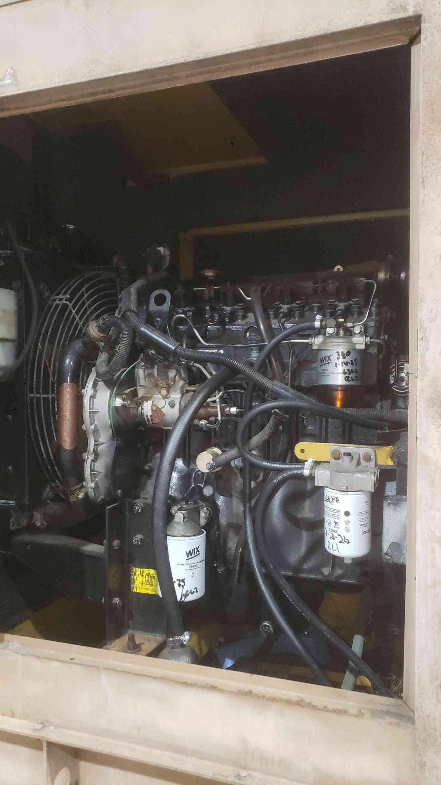 MagneTek Perkins RD 370 30kW Diesel Generator 1&3PH 389Hrs. TESTED (SKU: 113053)