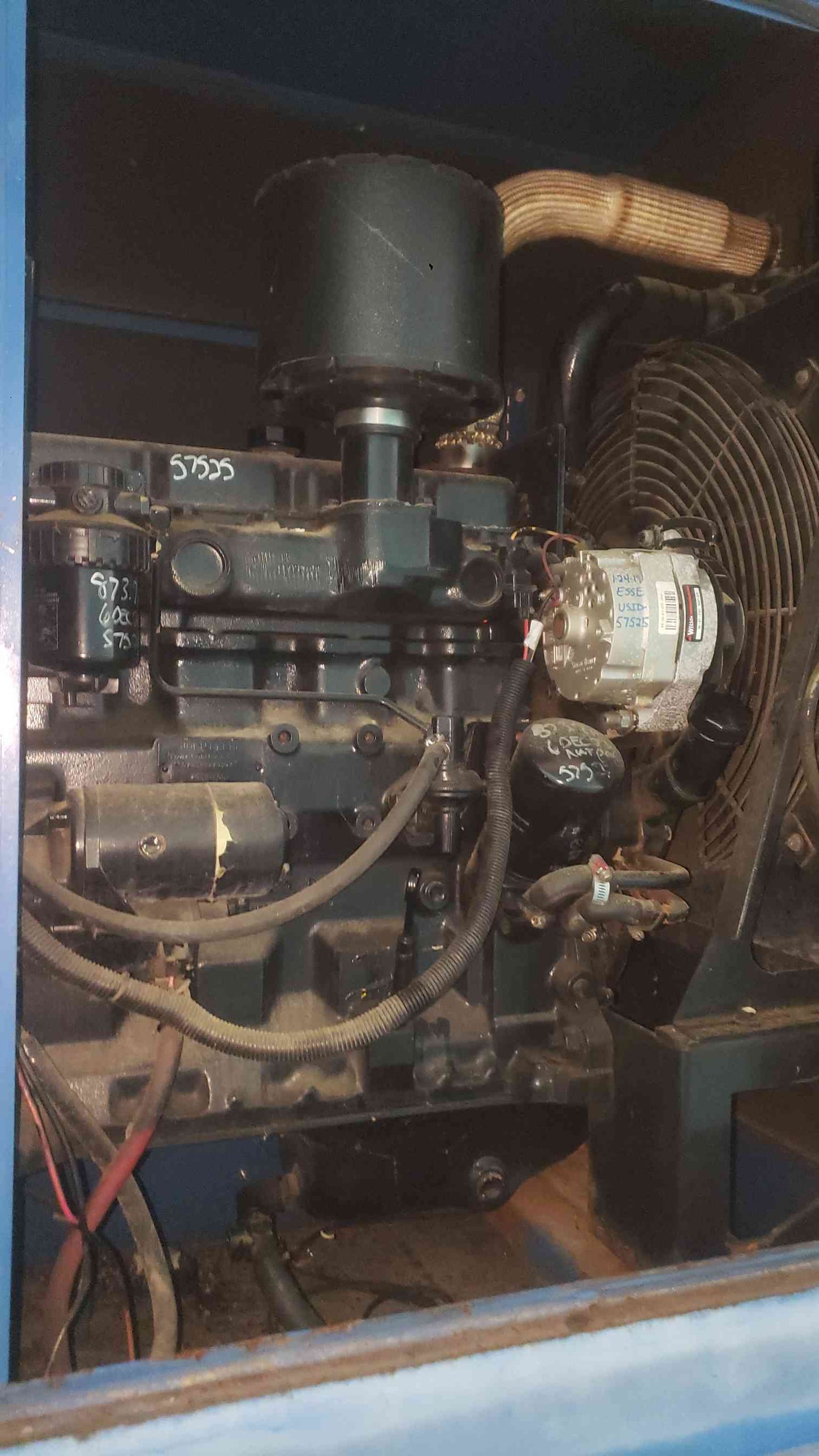 40KW MagneTek John Deere 4039 RDS 500 Diesel Generator 1&3Ph 873Hrs TESTED (SKU: 113058)