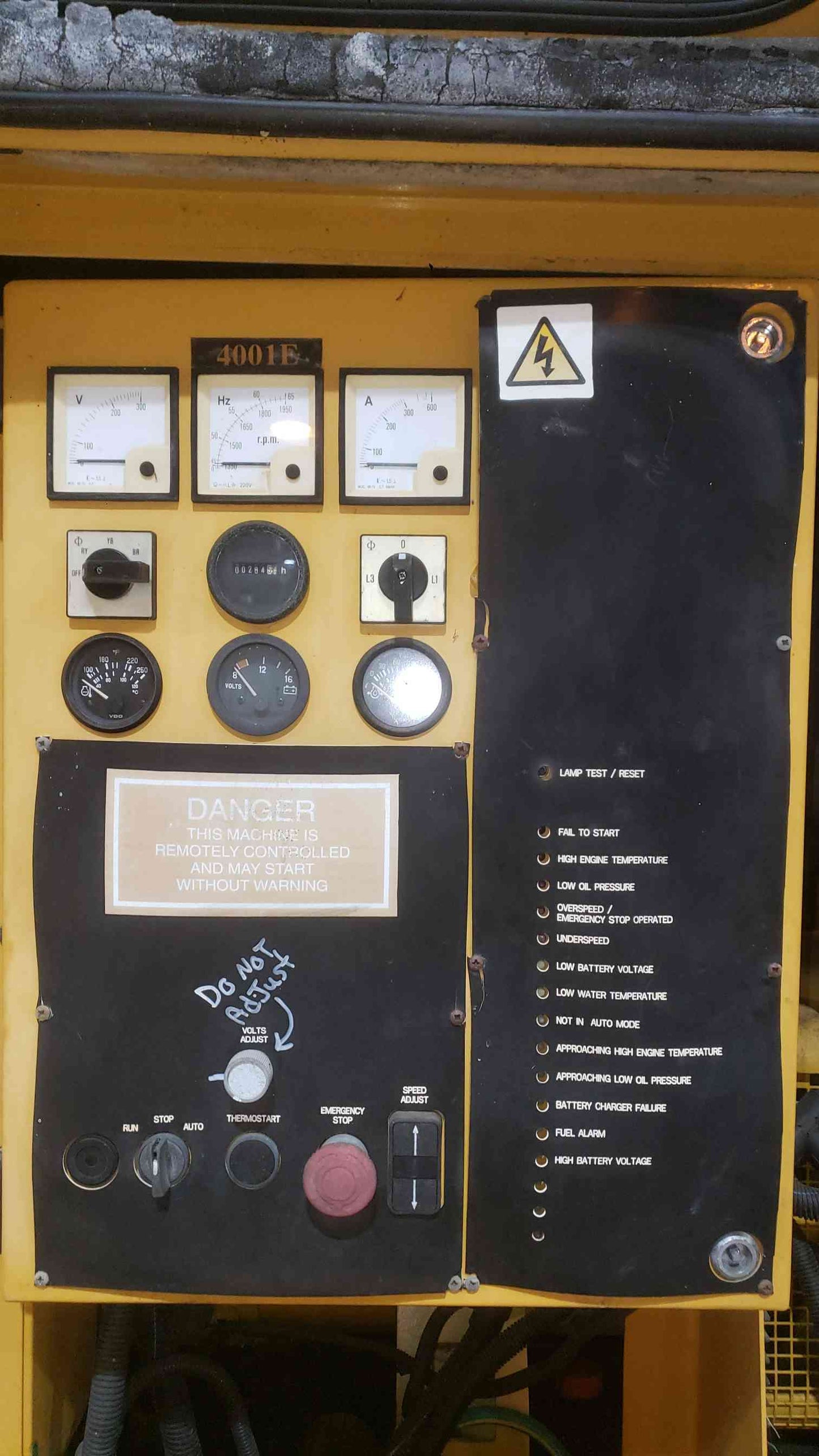AS-IS Caterpillar Olympian 60kW Diesel Generator Perkins Single Phase 120/240V D60P4S 284 Hrs. (SKU: 113188)