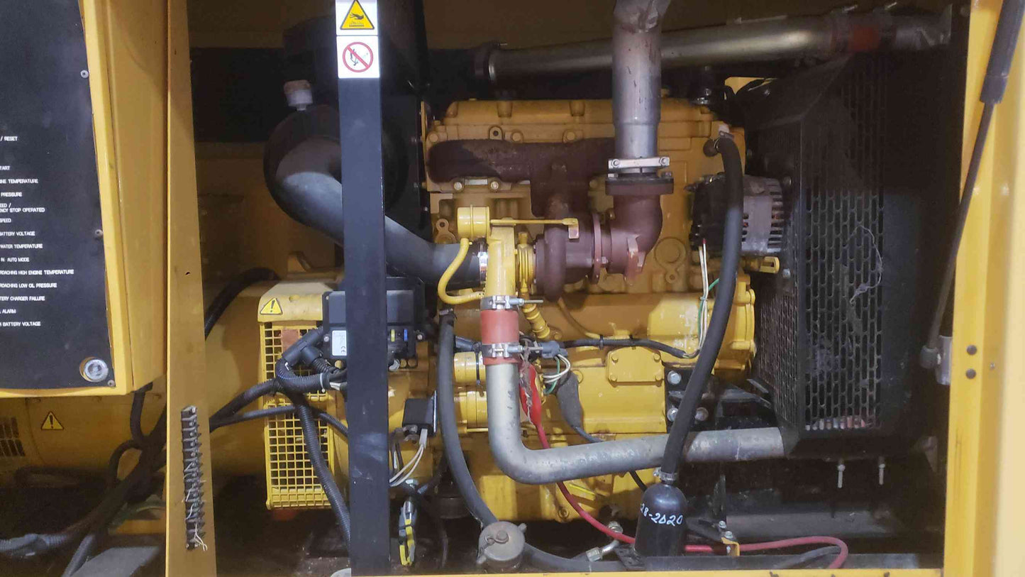 AS-IS Caterpillar Olympian 60kW Diesel Generator Perkins Single Phase 120/240V D60P4S 284 Hrs. (SKU: 113188)