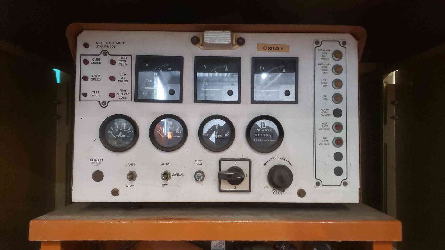 30kW Generac 120/240V 1PH NG/LP Liquid Cooled 1800RPM 479.2 Hrs. AS-IS
