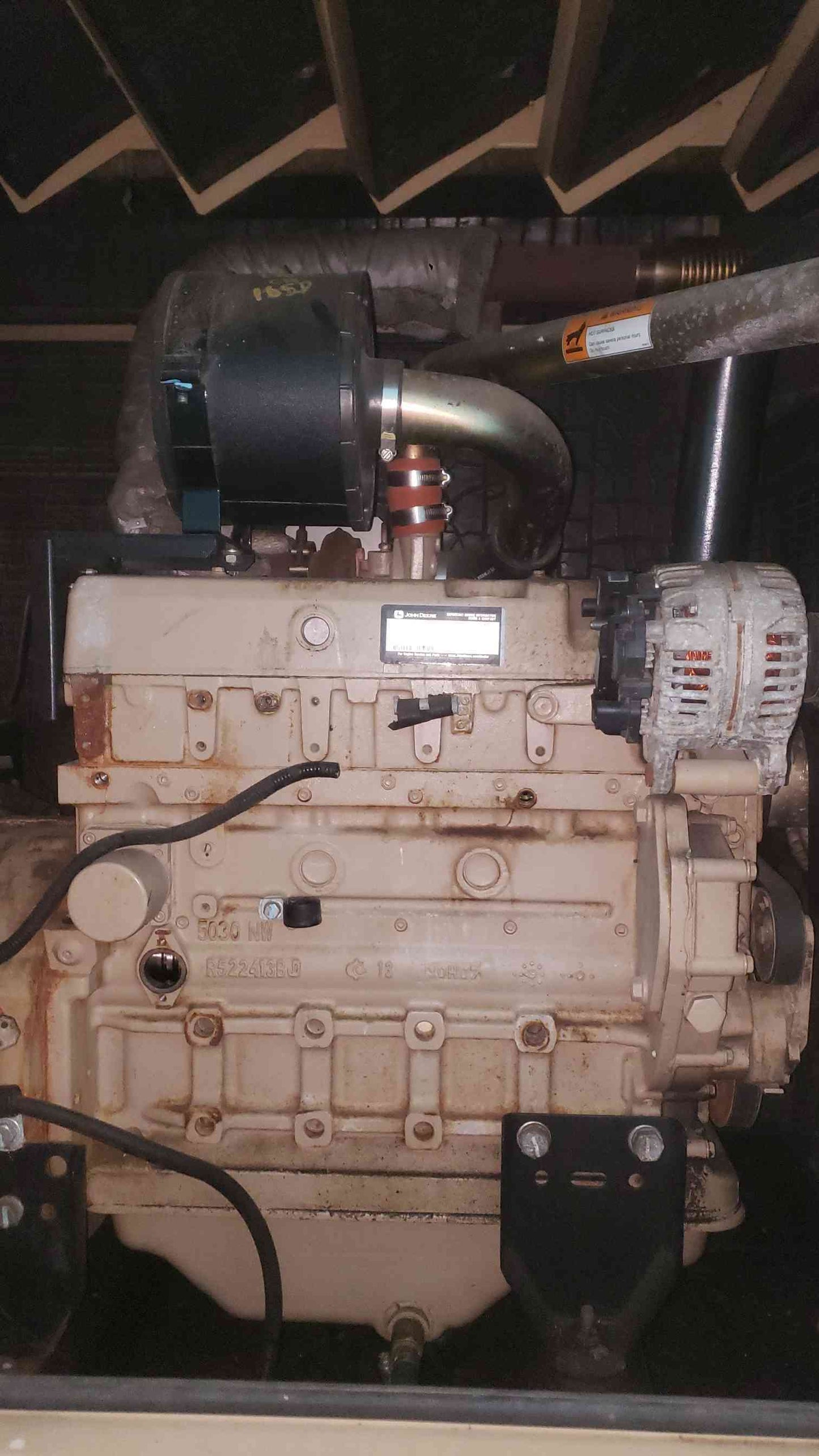 60KW GENERAC SD060 120/240 250A 1PH Diesel 42 Hrs. AS-IS