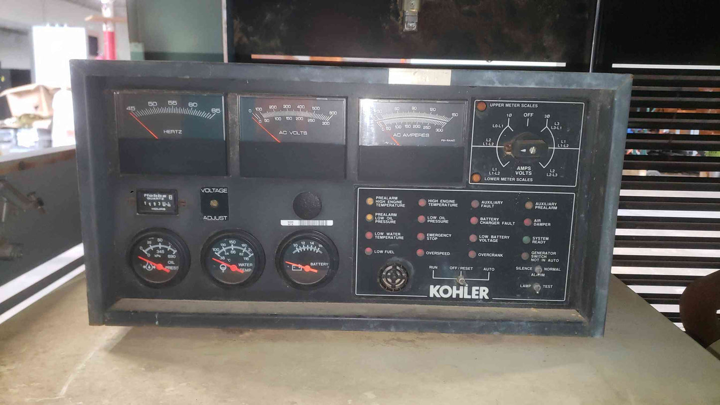 AS-IS KOHLER 50RZ62 49KW 120/240 204A 1PH LP/NG 1593.9 Hrs. (SKU: 113304)