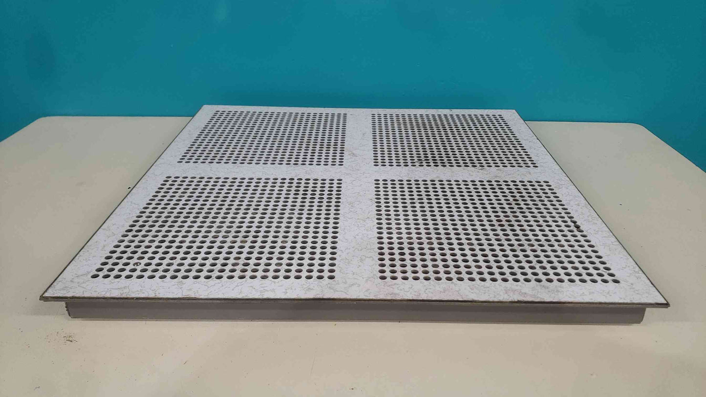 Tate Perforated 2x2 Raised Floor Tile Gray (SKU: 113318)