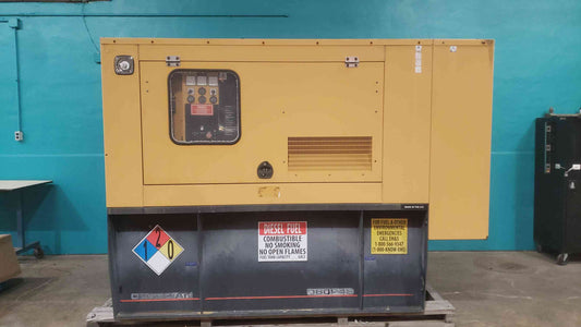 AS-IS Caterpillar Olympian 60kW Diesel Generator D60P4S 120/240V 1ph 435 Hrs (SKU: 113334)