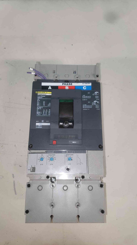 Square D PowerPact DGN36600E20 600 Amp 3 Pole 600V Breaker STR 23 SP 600A DG 35k (SKU: 113386)