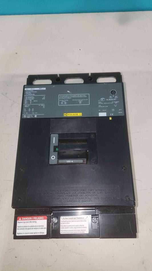 Square D LCL363506168 350 Amp 3 Pole 600V Circuit Breaker LCL 350A 65k LC Frame (SKU: 113388)