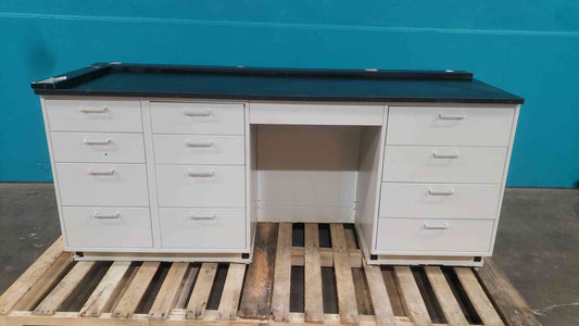 Fisher Hamilton 7' Workstation W/ 12 Drawers (SKU: 113415)