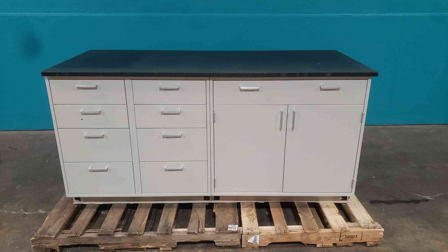 Fisher Hamilton 6' Workstation W/ 9 Drawers 2 Doors (SKU: 113416)