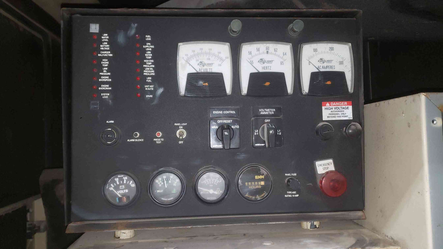 60KW Katolight NL60FGG4 120/240V 250A 1PH LP/NG 309Hrs TESTED (SKU: 113518)