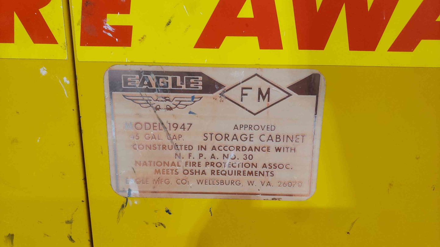 Eagle 45 Gal. Flammable Storage Cabinet Model 1947 (SKU: 113594)