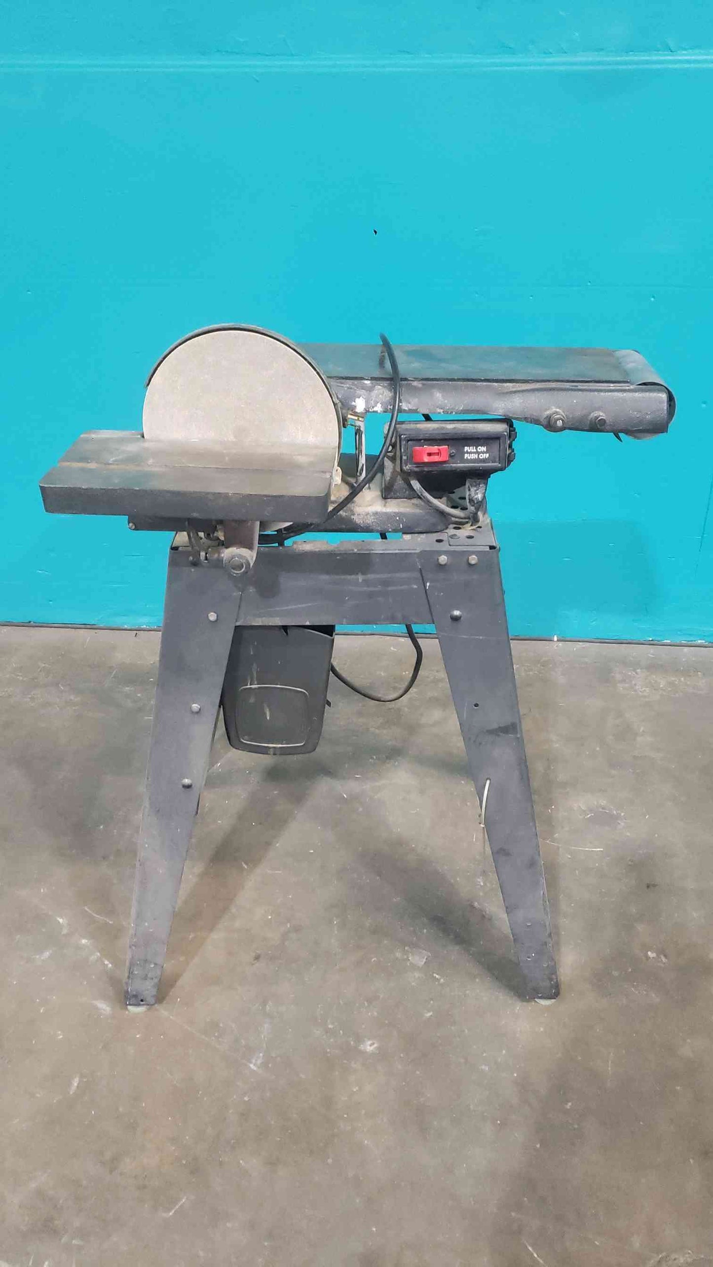 Craftsman 6x48 Belt 9 Disc Sander 113.22521 Finishing Machine Wood Stand (SKU: 113584)